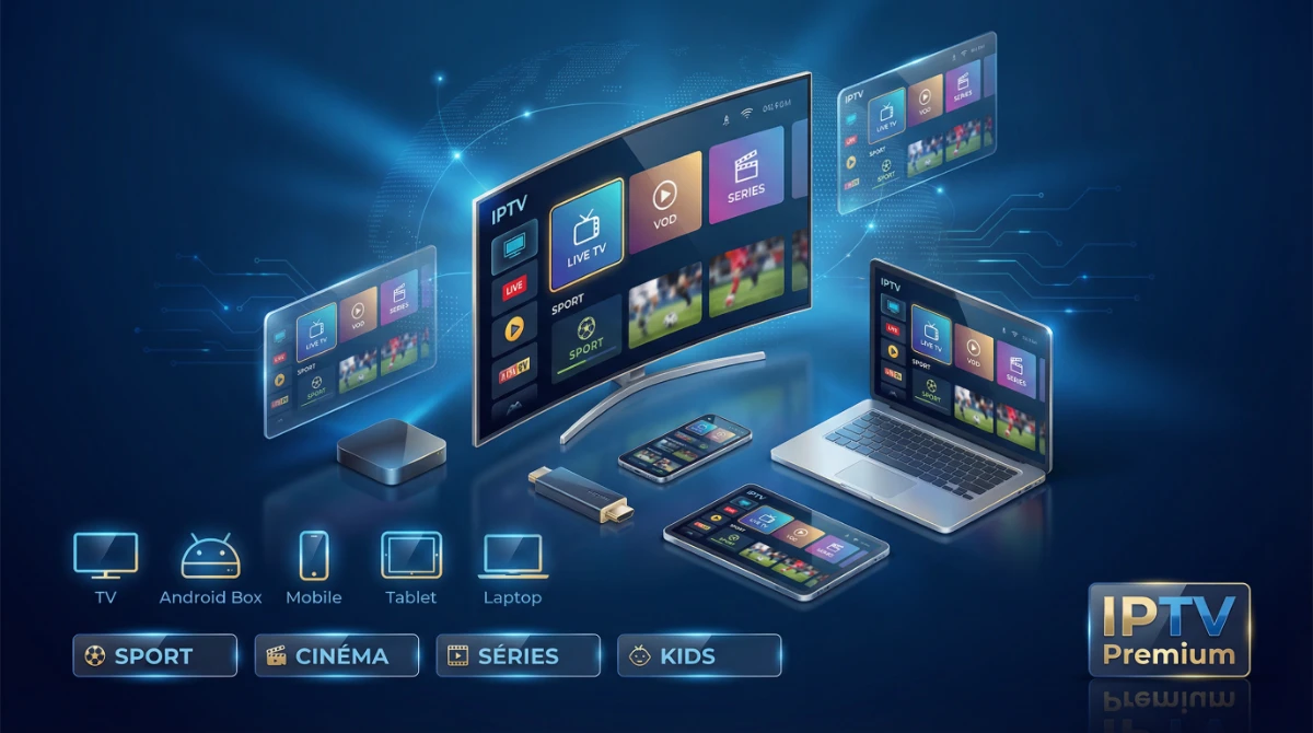Abonnement IPTV Compatible avec tous les appareils